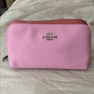 Coach Pink Cosmetic Bag